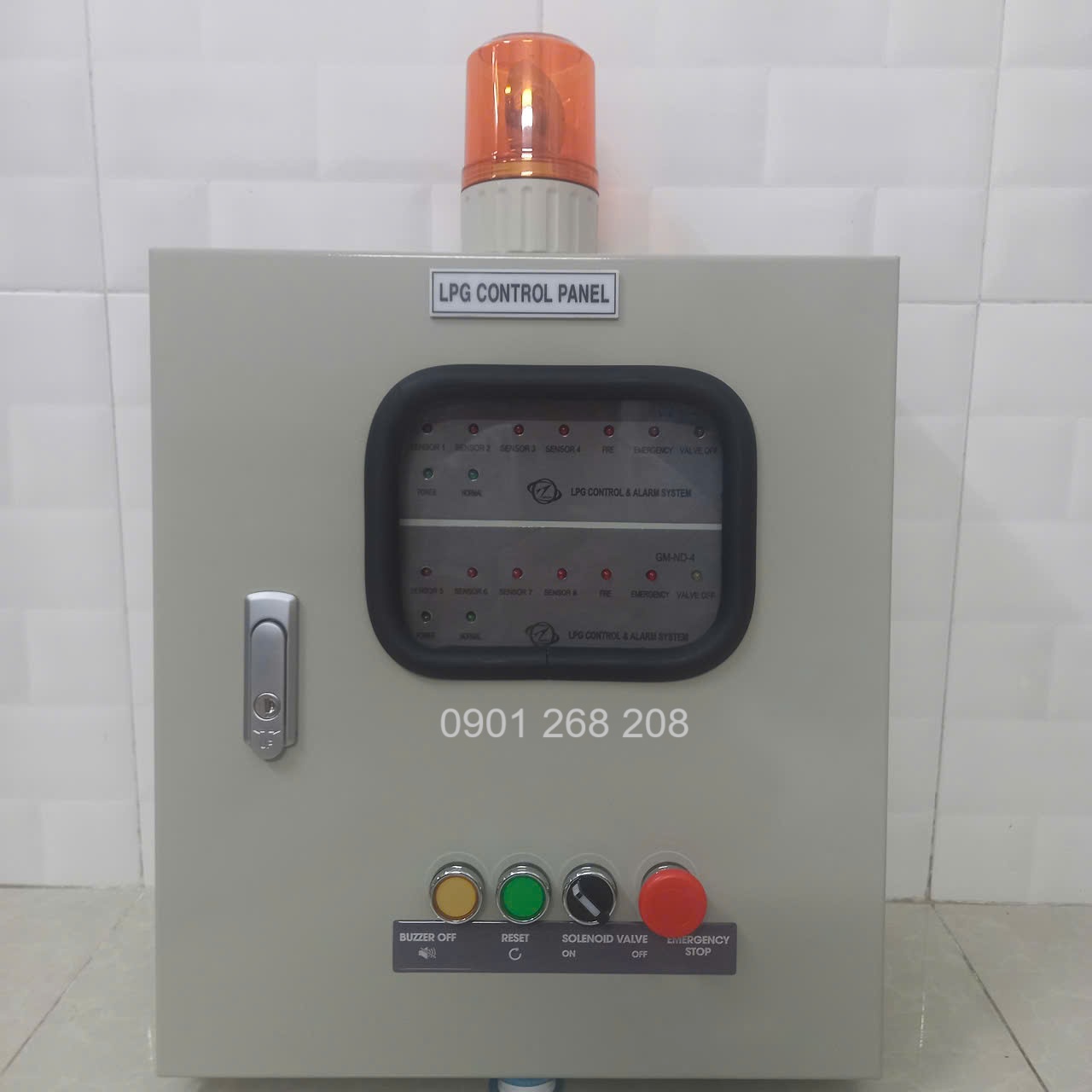 Tủ điện điều khiển 8 đầu dò gas Shinwoo ND114N